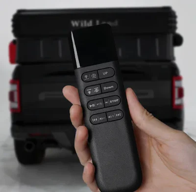 One-Touch-Fernbedienung für automatischen Auf- und Abbau.