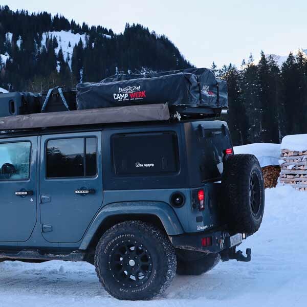 ADVENTURE Tente de toit 165er Housse de rechange noire