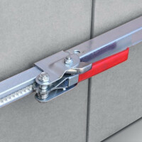 Barre de blocage/serrage avec pieds en caoutchouc...