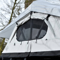 Adventure 165 Tente de toit gris incl. filet de rangement