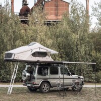 Adventure 140 Tente de toit gris incl. filet de rangement