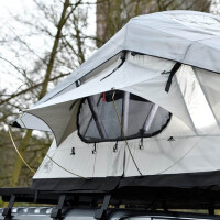 Adventure 140 Tente de toit gris incl. filet de rangement
