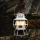 BAREBONES RAILROAD LANTERN VINTAGE WHITE - USB