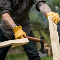 BAREBONES HACHETTE DE CAMP/TOMAHAWK avec ÉTUI