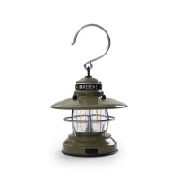 BAREBONES EDISON MINI LANTERN OLIVE - 2AA/USB