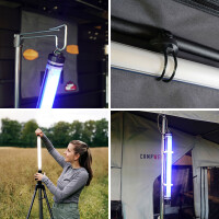 Campwerk Lampe de Camping LED RGB avec Powerbank IP68