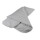 Duvalay Sac de couchage gris/rayures