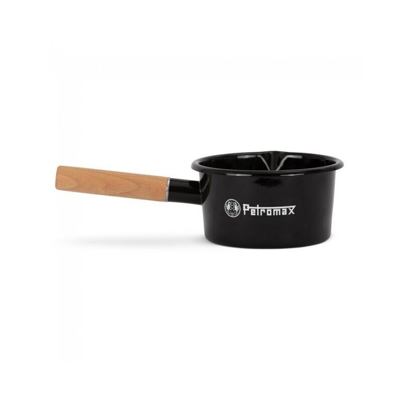 Petromax Casserole à manche en émail noire 1L