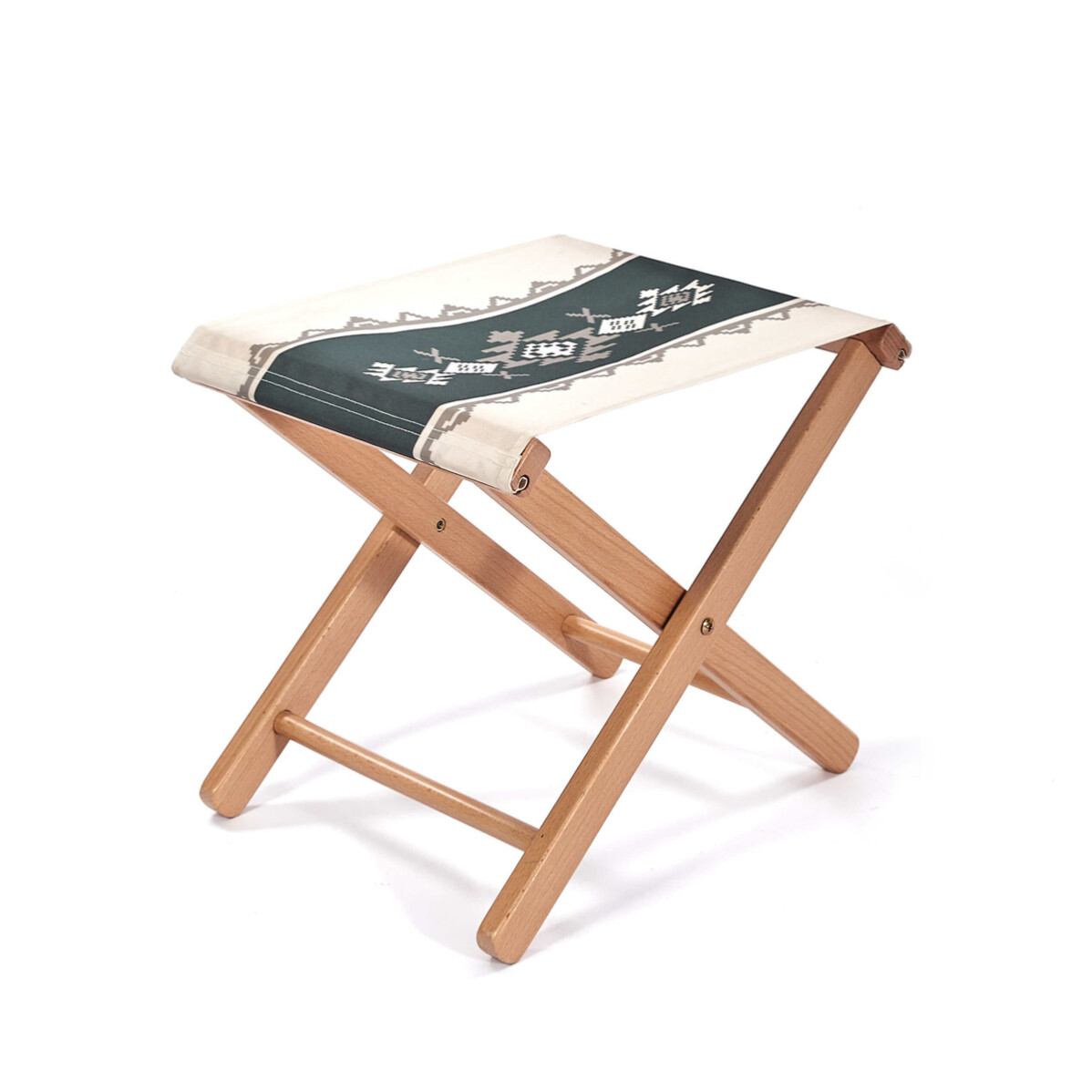 Tabouret pliant gris