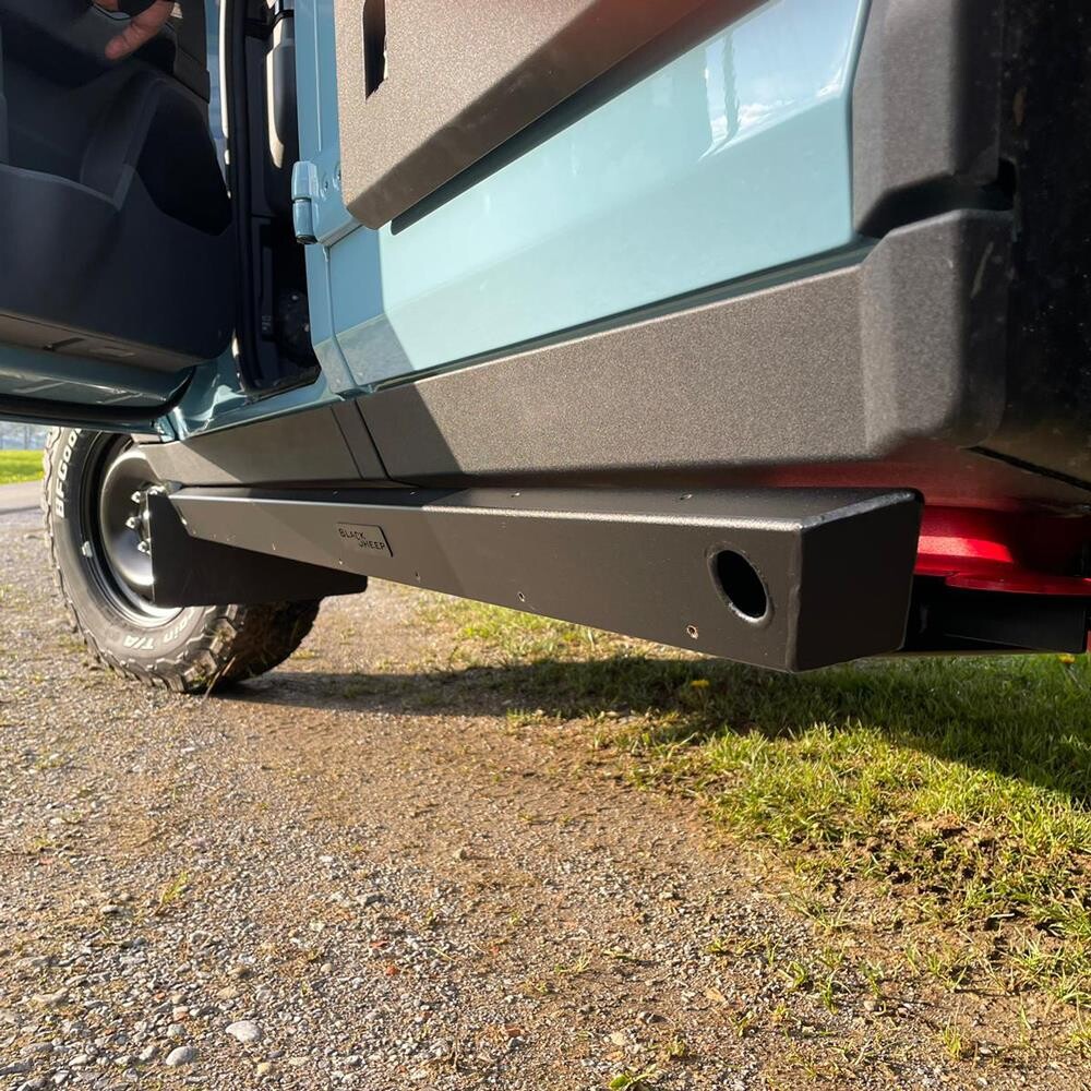 Rockslider en acier inoxydable noir revêtu par poudre (Pa