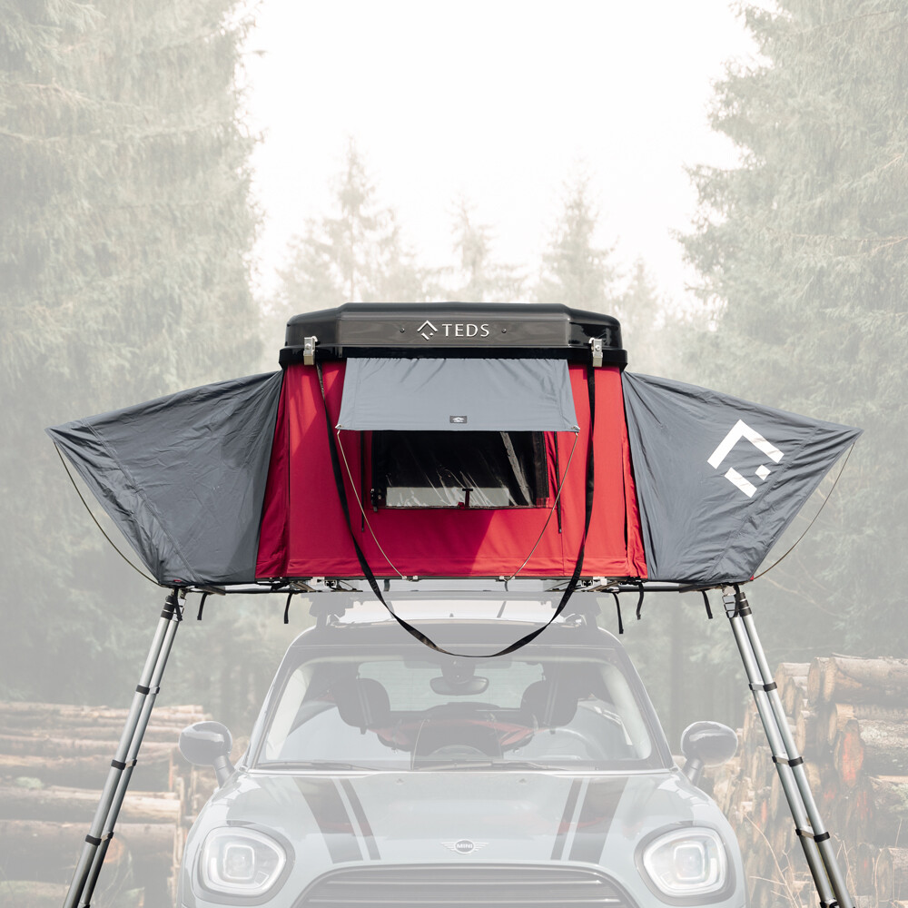 Tente de toit hybride TEDPop à double déploiement